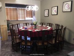 天元区饭店转让包括9新全店所有设备，高档电器，全实木高档餐桌