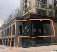 跳蹬荣安林语春风大门口临街一拖二旺铺招租