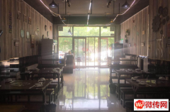 成功转出宣化五中底商老火记烧烤店