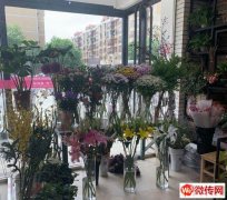 成功转出宣化区皇城大厦一层吉龙超市门口花店