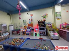 大型超市二楼儿童乐园转让