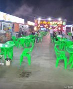 完成人民路西环路交口1850平烧烤广场