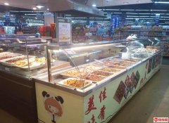 完成衡百国际负一超市配餐档口