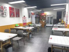 完成报社街永兴路口胖大豪烧烤火锅