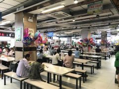 紫光都一楼电梯旁美食城档口招商